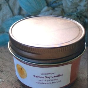 Hand poured Soy candles-Sandalwood